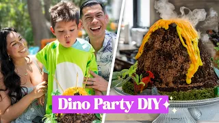 EVERYTHING I DIY'ed for my son's 4th Birthday Party! - Dinosaur Themed