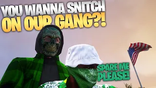 This GSF Member Wanted to Snitch on His Gang For a Position in ST NoPixel RP GTA CG