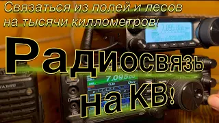 Радиосвязь из леса на 1000км? Без проблем! Yaesu FT-891 КВ трансивер.