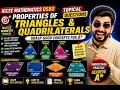 Angle properties of Triangles and quadrilaterals