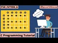 Star Pattern Program 16 in C Language in Hindi E Star Pattern C Programming Tutorial