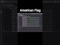 American Flag Using Java Code Java Programming in Hindi