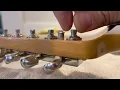 Opening or Unlocking Fender Vintage Style Locking Tuners