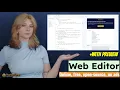 Free Online Web Editor HTML CSS JS Code Editor with Live for static sites open source