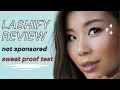 LASHIFY NOT SPONSORED REVIEW Sweat proof test Unboxing Tutorial