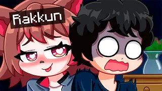 😍Rakkun vino a MI CASA...