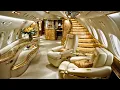 Inside the Most Luxurious Private Jet Interiors of