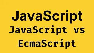 JavaScript ECMAScript and TC39 Explained - JavaScript Course 2026