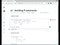 41 - Avoiding If Statements