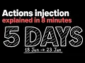 Actions injection explained in 8 min