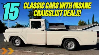 15 Stunning Classic Cars at Jaw Dropping Craigslist Prices
