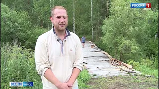 В Муромцевском районе местный житель своими силами возрождает заброшенную деревню