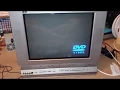 Panasonic TV DVD VCR combo side of road pickup