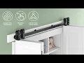 Did you know Barn Doors with Bifold Barn Door Hardware