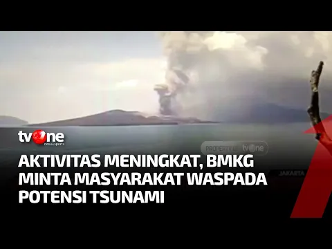 Gunung Anak Krakatau Siaga, BMKG Minta Masyarakat Waspadai Potensi Tsunami