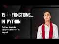 15 - Functions in Python Python Basic to Advanced Course in Nepali