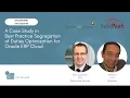 Best Practice Segregation of Duties Optimization for Oracle ERP Cloud