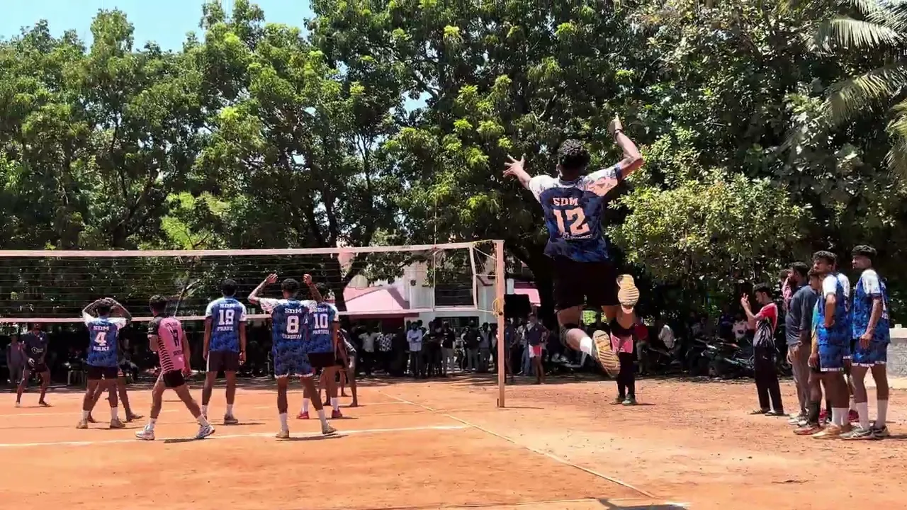 SDM vs Chamarajnagar || Mysore Dasara division volleyball match at UDUPI📍 ||