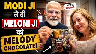 मोदी जी ने Meloni Ji को दी Melody Chocolate 🍫 | Modi Meloni Funny Moment | India Italy Friendship