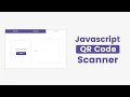 QR Code Scanner in HTML CSS JavaScript JavaScript QR Code Scanner