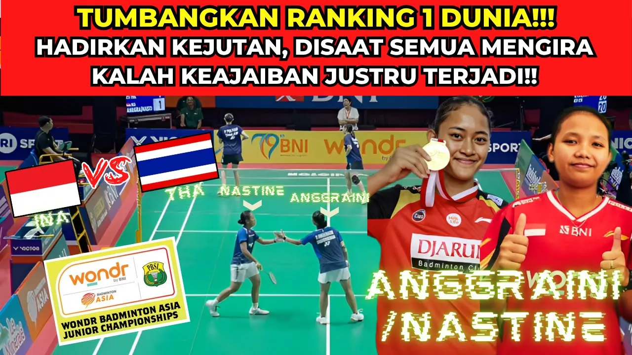 SAAT SEMUA RAGU, MEREKA BANGKIT & MEMBALIKKAN KEADAAN! WOND Badminton Asia Junior Championships 2025 SAAT SEMUA RAGU, MEREKA BANGKIT & MEMBALIKKAN KEADAAN! WOND Badminton Asia Junior Championships 2025