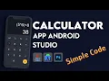 Simple calculator app Calculator app in android studio Calculator app using Android