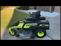 Installing Mulch Kit and Adjusting Caster Wheels on 80V Ryobi 54 Zero Turn Riding Mower