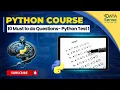 10 Must to do Python Questions for Beginners Nested Lists List Comprehension While Loops