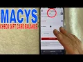 How To Check Macys Gift Card Balance