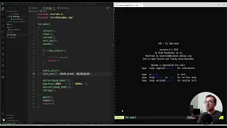 Ncurses Tutorial - StatusBar 1