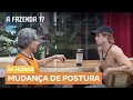 Fernando admite que sobe tom de voz, mas pondera: 'Dentro das quatro linhas' | A Fazenda 17