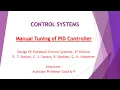 Manual Tuning of PID Controller Parameters