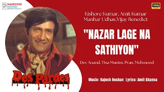nazar lage na sathiyon kishore kumar amit kumar dev anand des pardes rajesh roshan hq audio