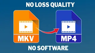 Convert MKV To MP4 Without Any Software Without Losing Quality - How To Change mkv to mp4
