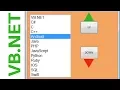 VB NET - How To Move ListBox Selected ITem UP and Down In Vbnet with source code