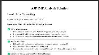 1 1 - InetAddress Class URL and URLConnection Class