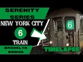 NYC Subway Serenity Series 6 Train Night Voyage to Brooklyn Bridge Timelapse