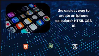 let s create an easy iphone calculator using HTML CSS JS