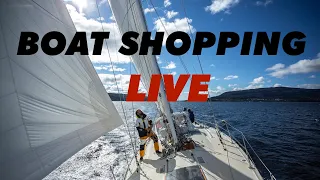 Boat Shopping LIVE! With Andy & August