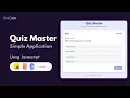 Build a Quiz App with HTML CSS JavaScript Full Tutorial