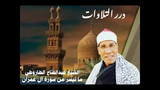 الشيخ عبدالفتاح علي الطاروطي ما تيسر من سورة آل عمران  الشيخ عبدالفتاح علي الطاروطي ما تيسر من سورة آل عمران