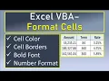 Excel VBA Format Cells
