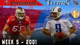 McNair Takes on the Bucs Dominant Defense Buccaneers vs Titans 2001 NFL Vault Highlights