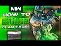 How to get a COLORED CLAN TAG AND NAME in MW2