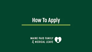 PFML - How to Apply