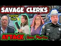 Clerks Get SCHOOLED Hard Cops CALLED PANIC ALARM