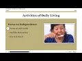 Activities of Daily Living