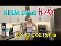 DIY 3 Ninja Thirsti SodaStream Cylinder CO2 Refills