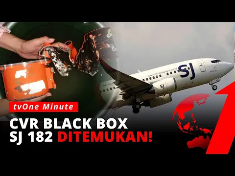 CVR Black Box Rekaman Percakapan Pilot Sriwijaya Air SJ 182 Akhirnya Ditemukan! | tvOne Minute