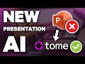 How to create powerpoint with AI for FREE ChatGPT powerpoint Tome ai